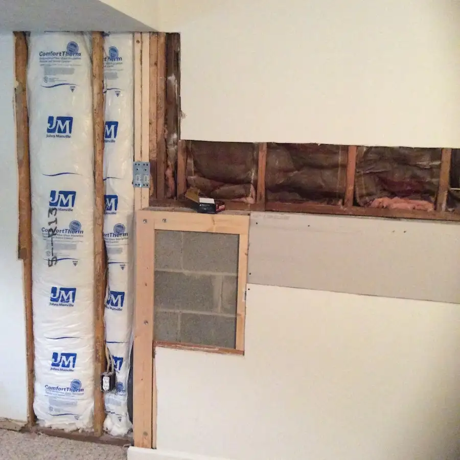 Wall insulation replacement during Structural Drying in Gloucester City